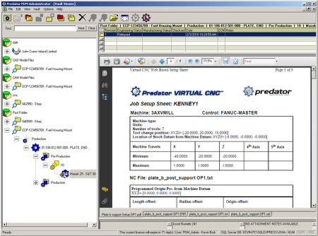 Predator PDM Software v10.0.213