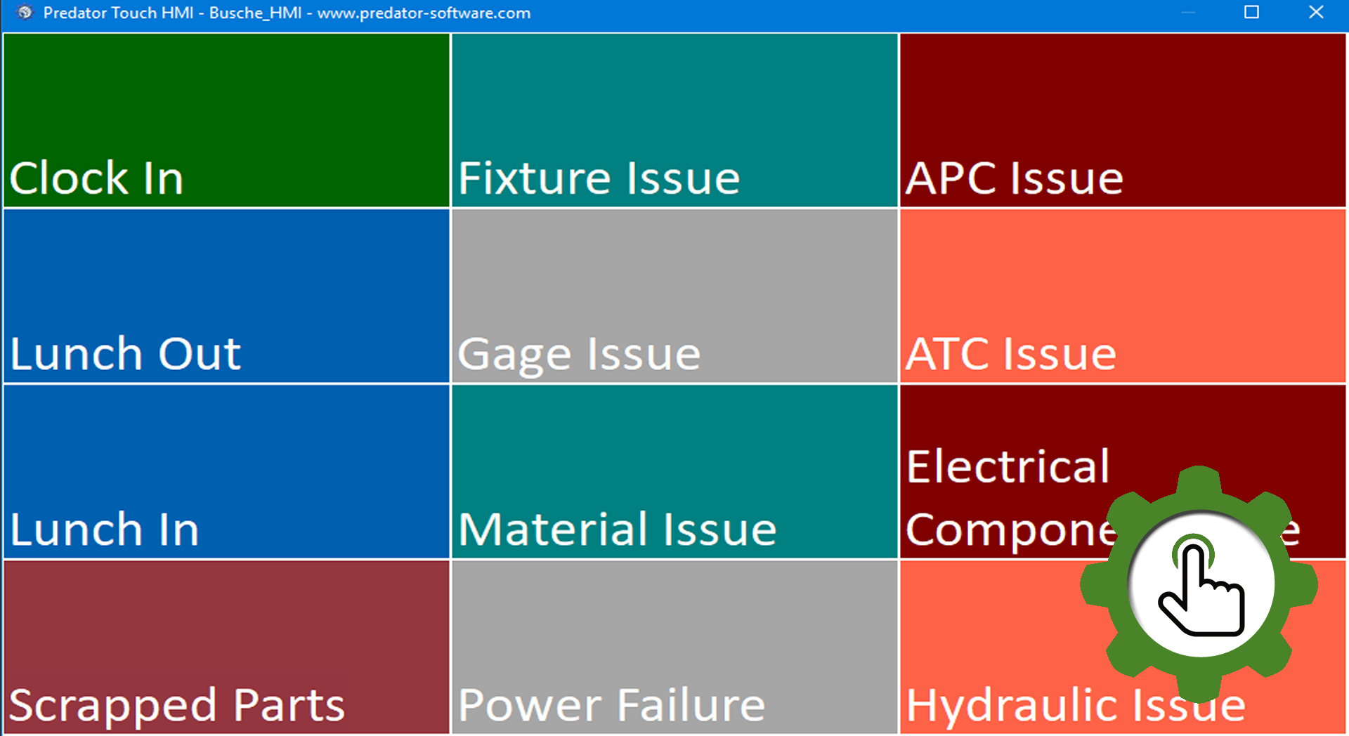 Predator Touch HMI Software